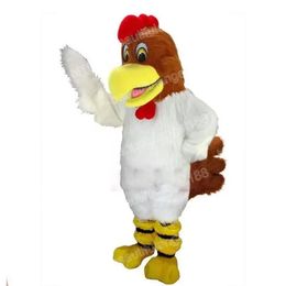 2024 High Quality chicken Mascot Costume halloween Carnival Unisex Adults Outfit fancy costume Cartoon theme fancy dress