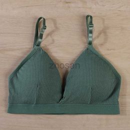 Active Underwear Push Up Bra Backless Comfort Bralette Top Sexy Lingerie Triangle Cup Thin Unwired Bra Tank Top Tube Top Underwear Yoga Bras d240508