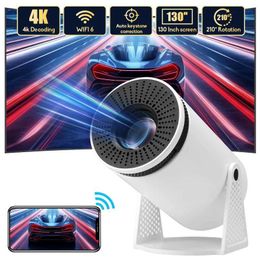 Projectors M300 Intelligent Projector 4K Android 12 Dual WiFi 6 120 ANSI Quad Core RK3566 BT5.0 1080P 1280 * 720P Home Theatre Outdoor Projector J240509