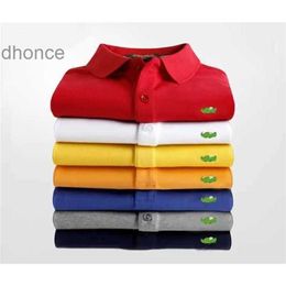 New Spring Luxury Italy Men T-shirt Designer Polo Shirts High Street Embroidery Small Horse Crocodile Printing Clothing Mens Brand Shirt Size S-4xl FA6R