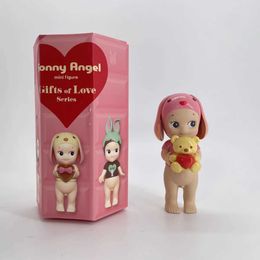 Blind box Mini Figure Gifts of Love Series 2024 Blind Box Toy for Girl Mystery Box Rose Balloon Choeolates Cuddly Bear Love T240506