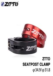 ZTTO Bicycle Parts MTB Road Bike 318 349mm Bicycle Seatpost Clamp Bike Cycling Seat Post Tube Clip Aluminium Alloy5076361