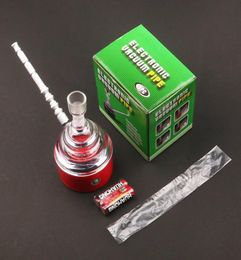 Electronic vacuum pipe new style glass hookah electric hair dryer plastic hookah glass pipe smoking accessories5235982