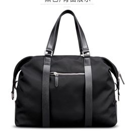 High-quality high-end leather selling men's women's outdoor bag sports leisure travel handbag 055 324J