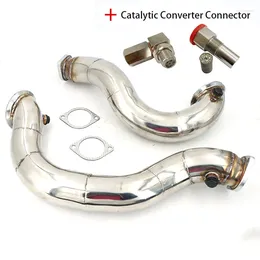 3'' Exhaust Catless Turbo Pipe Twin Downpipe For B W 135i 335i N54 E82 E87 E81 E90 E91 E92 2007-2012