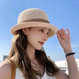 Wide Brim Hats Gauze Sunscreen Cap Practical Edge Curl Breathable Sun British Style Mesh Basin