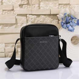 Designer Briefcase Men Business Leather Bags Women Shoulder Bag Striped Plaid Laptop Bags Fashion Briefcases 191G