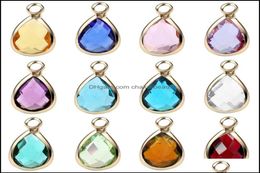 75Mm Crystal Birthstone Charms For Handmade Diy Bracelet Mak Chakrabeads Dhrbz5048442