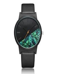 Fashion Tropical Jungle Design Watch Men Women Unisex Unique Quartz Wrist Watch For Ladies Creative Sport Men Watches Clock Gift4130083