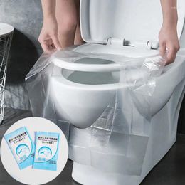 Toilet Seat Covers 30/50PCS Portable Disposable Plastic Cover Waterproof Safety Travel Bathroom Paper Pad Accessory
