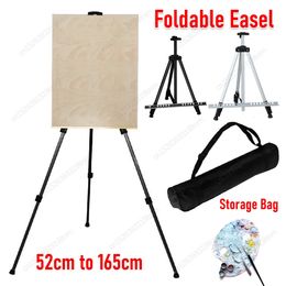 Aluminium Alloy Foldable Easel Frame Wedding Table Number Card Stand Po Display Holder Kids Painting Craft Artist Supplies 240430