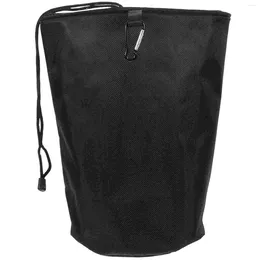 Storage Bags Hook Home Convenient Clothes Clip Belt Hanging Bag Black Clothespin Pouches Kitchen Holder 600d Oxford