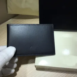 Designer Paris Credit Card Holder Genuine Leather Men's Wallet Window Card Slot Retro Handbag High Quality Business Card Purse Folding Short Mini Wallets with Box