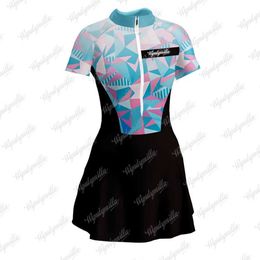 Active Dresses Vestidinho Feminino Triathlon MTB Cycling skirt Ciclismo Fitness running Cycling Sports Dress Chrleaders skirt little Dress Y240508