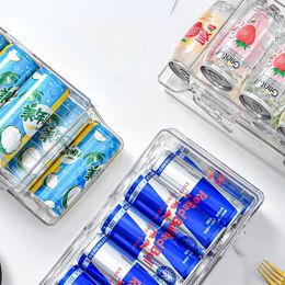 Storage Bottles Plastic Organizer Box Refrigerator Containers Transparent Boxes For Drink
