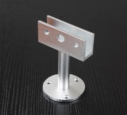 partition Clamps Glass support bracket feet glass holder glass partition Aluminium alloy support leg household hardware1555107