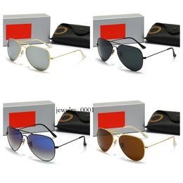 Men Classic Brand Retro women Bans Sunglasses Bands Designer Eyewear 3025 Metal Frame Designers rays Sun Glasses Woman 3026 5631
