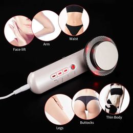 Home Beauty Instrument Galvanised infrared ultrasonic EMS facial slimming and lifting equipment anti fat mass burner weight loss tool Q240508