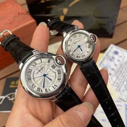 Wristwatches Men Classic Ladies Women Cart Sport Watches Wrist Balloon Watch Belt Designer Women's Luxury Version Lovers' New Blue Needle Q IOW0