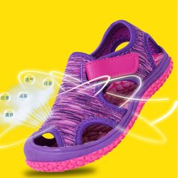Summer Children Beach Boys Sandals Kids Shoes Closed Toe Baby Sport Sandals for Girls Eu Size 21-32 240508