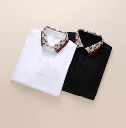 2022 designer stripe polo shirt t shirts snake polos bee floral mens High street fashion horse polo luxury Tshirt7735977