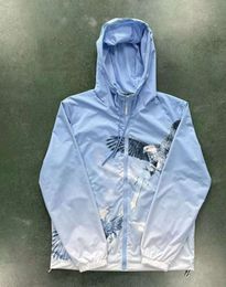 Männer Trapstar Jacke Sportswear Irongate t Windbreaker-schwarz gestickte Buchstaben Frauen Reißverschluss Sonnenschutz 3UH 1102ES