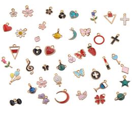 ename charms make Jewellery mix suspension diy crafts earring hairpins accessories bracelets epoxy planet gold plated metal various 8566623