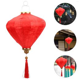 Table Lamps Lantern Retro Decor Wedding Lanterns Vintage Vietnamese Flocking Cloth Festival Decorations Hanging Chinese Japanese