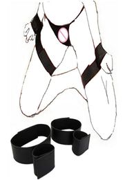 yutong Adult Slave BDSM Bondage Nylon Hand Handcuff nature Toys For Woman Couples Fetish Cuffs Thigh Restraint Strap y Products9012271