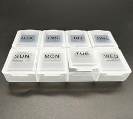 2021 Healthy Care Daily Medicine Pill Box Organiser Sort 8 Days Weekly HolderContainer Tablet Vitamin supplement Storage Cases Tr2657117