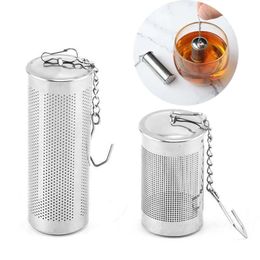 Stainless for Tea, Infuser, Strainers Steel Extra Fine Mesh Loose Leaf Tea Steeper with Extended Chain Hook Herbal Spice Filters
