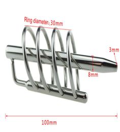 Stainless Steel Urethral Catheter Stretching Hollow Dilator Penis Plug Devices Fetish Toys Adult Sex Product Toy1021085