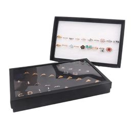 100 Slots Ringe Display Ständer Aufbewahrungsbox Ringbox Schmuck Organizer Halter Show Hülle