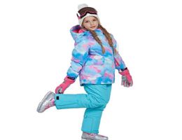 Kids Ski Suit Children Brands Windproof Waterproof Warm Girls And Boy Snow Set Pants Winter Skiing And Snowboarding Cloth Child2599612