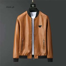 Men's Jackets designer Men leather jacket European American brand coat autumn winter top fashion trend color handsome unisex hooded casual Outdoor Outwear Coats 14