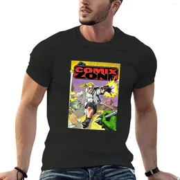 Men's Tank Tops Comix Zone T-Shirt Boys T Shirts Black Shirt Mens Graphic