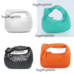 Botgas Designer V Handbag Totes Leather Women Cowhide Jodies Bag Horn Hand Woven Original Edition