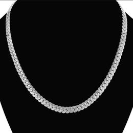 Chains Mens Hip Hop Silver Colour Male 316L Stainless Steel Snake Chain Necklace For Men Wholesale 7MM Womens Chain Jewellery Collares d240509