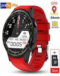 GPS Smart Watch Men With SIM Card Camera F1 Smartwatches Heart rate detection Sport phone connected watch android iOS Clock5964041