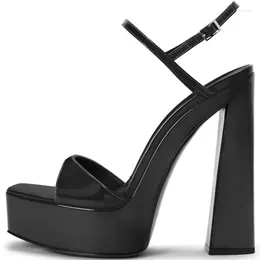 Sandals MKKHOU Fashion Women's High Quality Leopard Pattern Heel Summer Thick Sole Modern Open Shoes