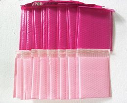 25pcslot Light pink Rose pink Poly bubble Mailer envelopes padded Mailing Bag Self Sealing for gift package7912697