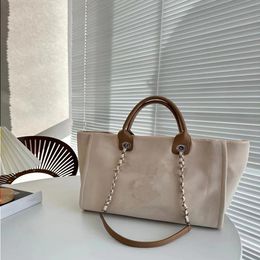Women Designer Bag Luxury Bags Classic Pearl Beach Bag Made Of Canvas Material Simple And Casual Large Capacity Crossbody Designer Bag Xxsx