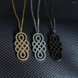 Pendant Necklaces Stainless Steel Infinity Symbol Style Collar Chain Fashion Necklace For Women Men Jewellery Friends Gifts