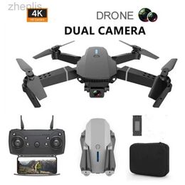 Drones 2024 New E88 Pro WIFI FPV Drone Wide Angle HD 4K 1080P Camera Height Maintaining RC Foldable Four Helicopter Drone Helicopter Toy Gift d240509