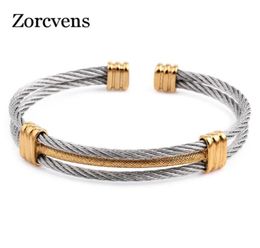 Bangle Modyle Arrival Spring Wire Line Colorful Titanium Steel Bracelet Stretch Stainless Cable Bangles For Women9945288