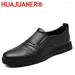 Casual Shoes Genuine Leather Men's Big Size 38-48 Slip On Loafer Design Driving Men Flat Footwear Handmade Luxury Moccasin Man