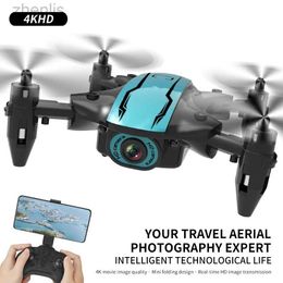 Drones CS02 Micro Unmanned Aerial Vehicle Pressure Fixed High Altitude Remote Control Aircraft 4K High Definition Aerial Photography Four Axis Aircraft d240509