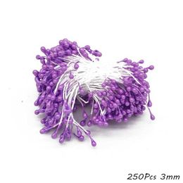 Decorative Flowers Wreaths Mix Purple Artificial Flower Cherry Stamen Berries Bundle DIY Christmas Decoration Wedding Cake Gift Box Wreaths Xmas Decor