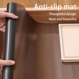 Proofing Useful Long Lifespan Moistureproof Drawer Liner NonSlip Resist Stain Shelf Liner Cabinet Pad Refrigerator Mat Table Mat