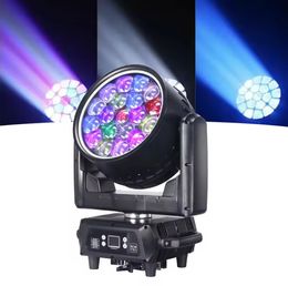 IP65 Waterproof LED Moving Head Wash Beam Light RGBW 19*40W with led ring Dj Wash stage lighting for Stage Live Performance Concert Dance Parties Club.